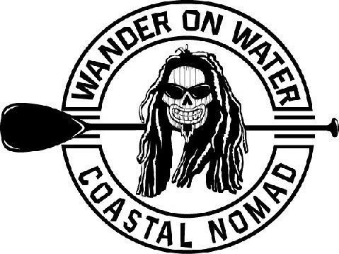 Coastal Nomad Rasta color Paddle the Planet sticker Stand up Paddle boards SUP 